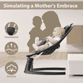 thumbnail image 6 of Tumajup 5 in 1 Large Baby Swing Bouncer with Rocking, Mosquito Net&Cute Toys Black Striped for Toddler, 1 Count, 6 of 7
