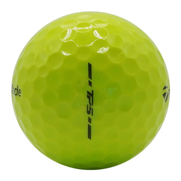 Pre-Owned Taylormade Tp5 Yellow Recycled Golf Balls 5A - 3 Dozens - by Mulligan