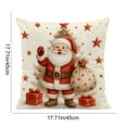 thumbnail image 6 of Stijggn Christmas Pillow Covers 20x20 Christmas Bedding Xmas Holiday New Year Throw Pillow Covers Protector for Sofa Living Room, 6 of 6
