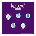 thumbnail image 4 of Toallas femeninas Kotex Nocturna extra larga con alas flujo super abundante 10 piezas, 4 of 4