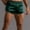 Green, variant on FRSASU Mens Satin Shorts Silk Boxers Split Side Lounge Shorts 3 Inch Pajama Bottoms White