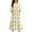 #A16-Yellow, variant on Abcomgle Fall Dresses for Girls 10-12 Casual A-Line 3/4 Sleeve Girls Long Dresses Floral Print Crew Neck Sundresses Tiered Loose Dresses with Pockets,5-6 Years Beige