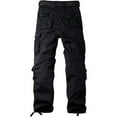 thumbnail image 2 of 1pcs three-dimensional pocket overalls--eight pockets black, 2 of 5