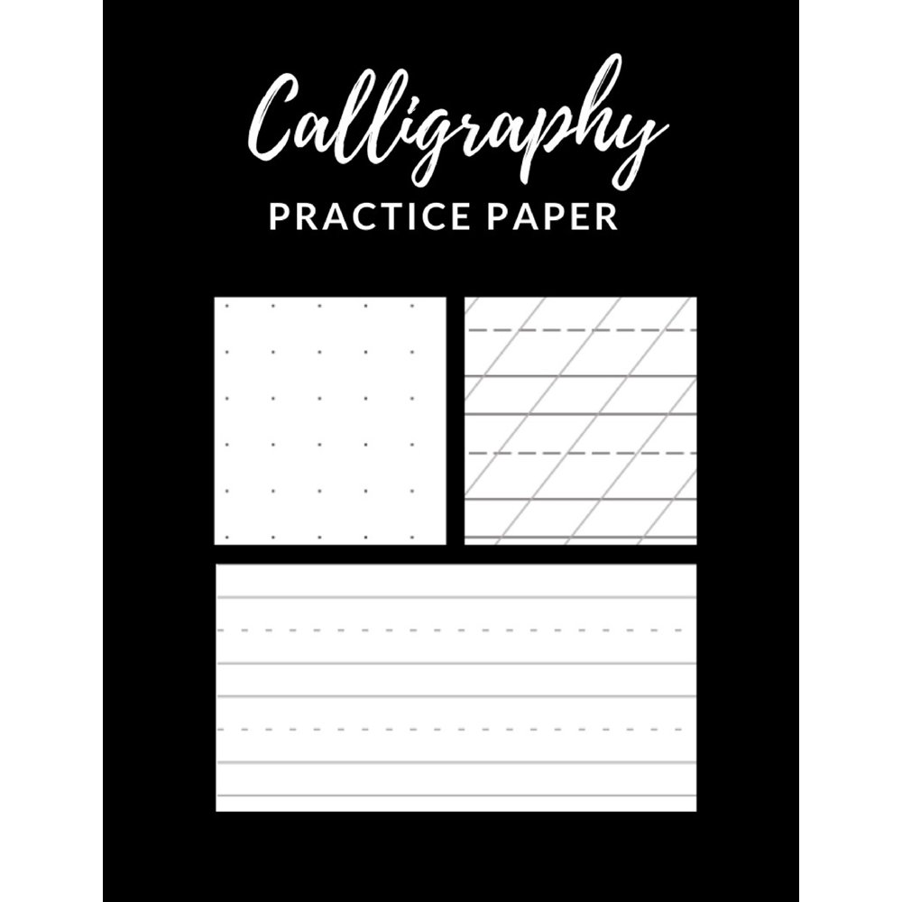 Calligraphy Practice Paper: Nifty Calligraphy Slant Angle Lined Guide 3A7