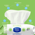 Nice N CLEAN Baby Wipes, Green Tea Cucumber Diaper Wipes, 4 FlipTop