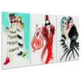 thumbnail image 2 of Empire Art Direct TMP-JP9308-2416-3 24 x 16 in. Fashion Women Show Frameless Tempered Glass Panel Fashion Wall Art, Set of 3, 2 of 9