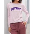 thumbnail image 2 of Witchy Drip Text Halloween Graphic Graphic - Women's Long Sleeve, 2 of 4