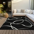 thumbnail image 6 of Addison Rugs Chantille Indoor/Outdoor Transitional Geometric, Abstract Black Washable Rectangle Rug, 8' x 10', 6 of 6
