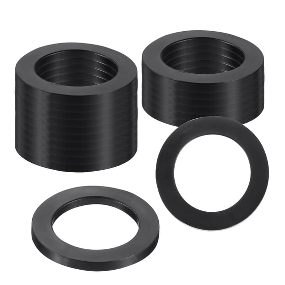 Uxcell 18Pcs Rubber Washers, 1 13/16 OD x 1 1/4 ID x 0.16" Thickness Flat Washers