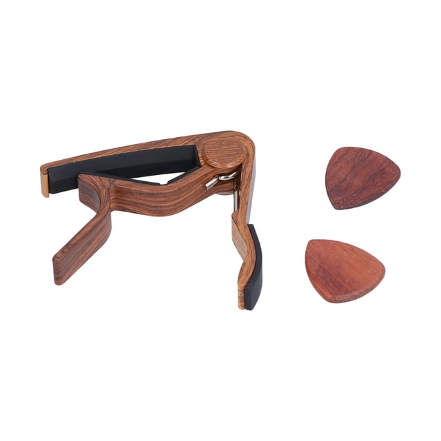 Capo de Guitarra, Sin Ruido de Silicona Accesorios de Guitarra Capo de 6 Cuerdas Guitarra de Guitarra Cargada Pequeña Portátil para la Sala de Conciertos para el Escenario