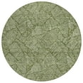 thumbnail image 2 of Addison Rugs Chantille Indoor/Outdoor Transitional Floral Olive Washable Round Rug, 8' x 8', 2 of 6