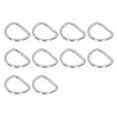 thumbnail image 3 of D Ring, Welded D Rings 10Pcs Stainless Steel 316 Highly Polished  For Rigging, 3 of 8