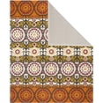 thumbnail image 4 of SAFAVIEH Cedar Brook Giovanni Southwestern Cotton Area Rug, Orange/Red, 7'3" x 9'3", 4 of 8