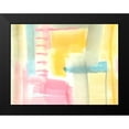 thumbnail image 2 of Goldberger, Jennifer 14x12 Black Modern Framed Museum Art Print Titled - Pastel Luxe I, 2 of 5