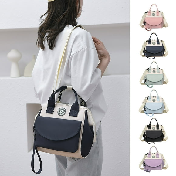 Sac à Couches à Moins de 5 $! CQCYD Sac à Couches Compact, Sac pour Maman avec Poche avant Détachable, Organiseur Multifonction pour Bébé, Sac pour Maman Résistant à l'Eau, Sac à Bandoulière Tendance, Sac de Soins pour Bébé Spacieux,