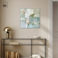 thumbnail image 3 of Jade Sweep I Canvas Minimal Abstracts by Art Remedy, Silver Frame, 24" x 24", 3 of 7