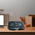 thumbnail image 4 of Klonfd Laptop Stand With Adjustable Height & RGB Lighting Foldable Ergonomic Computer Holder For Notebooks Portable Pad With Quiet Fans, 4 of 5