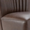 thumbnail image 3 of Maklaine Accent Chair in Distressed Brown, 3 of 4