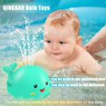 thumbnail image 3 of Giocattoli da bagno per bambini, giocattoli da bagno per balene per bambini piccoli, giocattoli da bagno luminosi con luce a LED, giocattoli per bagni d'acqua con spruzzi di balene, giocattoli con spr, 3 of 5