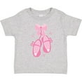 thumbnail image 3 of Inktastic Ballerina Pink Ballet Slippers Girls Toddler T-Shirt, 3 of 5