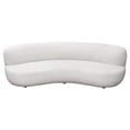 thumbnail image 2 of Curved Sofa in White Finish, 2 of 5