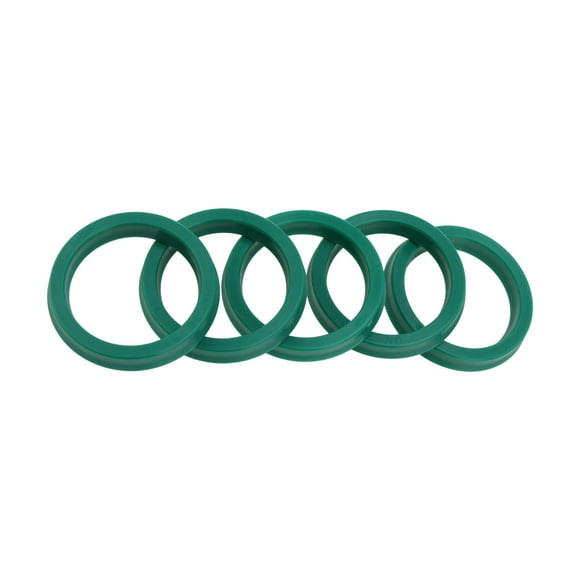 Anillo de Sello de Aceite Universal Labio UN Sello de Eje Rotativo 28x35.5x5mm Alta Presión TPU Verde 5 Pcs