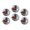 M060, variant on Glass Refrigerator Magnet 6Pcs Magnetic Fridge Sticker,Decor for Kitchen,Whiteboard,Cabinet,Vector Illustration Of Deer Head With Antlers