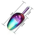 thumbnail image 6 of Rainbow Ice Scoop, Fashion Ice Cream Scoop, Premium Stainless Steel Cookie Scoop, Dog Food Scoop, Sturdy Flour Scoop, Utility Candy Scoop, Dishwasher Safe (6oz/9 Inch), 6 of 7