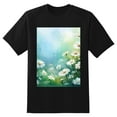 thumbnail image 2 of Plus Size Shirt for Women Black Tops for Women Short Sleeves Shirt for Women Flower 17 T Shirt Oversized Shirt for Women S, 2 of 5
