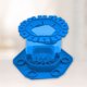 thumbnail image 2 of Limpiador Cepillo Azul 15*10 Cm Hexagonal Desmontable Y Drenable Pintura Graffiti para Herramienta Lavado Silicona Suministros Arte (3), 2 of 8