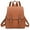 Brown, variant on Montana West Small Backpack for Women Vegan Leather Mini Backpack Purse for Women Colorblock Backpack Cute Convertible Shoulder Bag, Beige