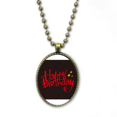 thumbnail image 1 of Feliz cumpleaños, feliz cumpleaños Collar Colgante de cadena vintage Colección de joyas colgantes Unbranded M, 1 of 3