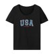 thumbnail image 1 of Camiseta para mujer verano simple cómoda básica camiseta para viaje mochilero S, 1 of 7