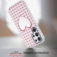 thumbnail image 2 of For Samsung S21 Ultra/S30 Ultra 7.1inch Double Layer Design IMD TPU Case - Mirror With Hearts, 2 of 3