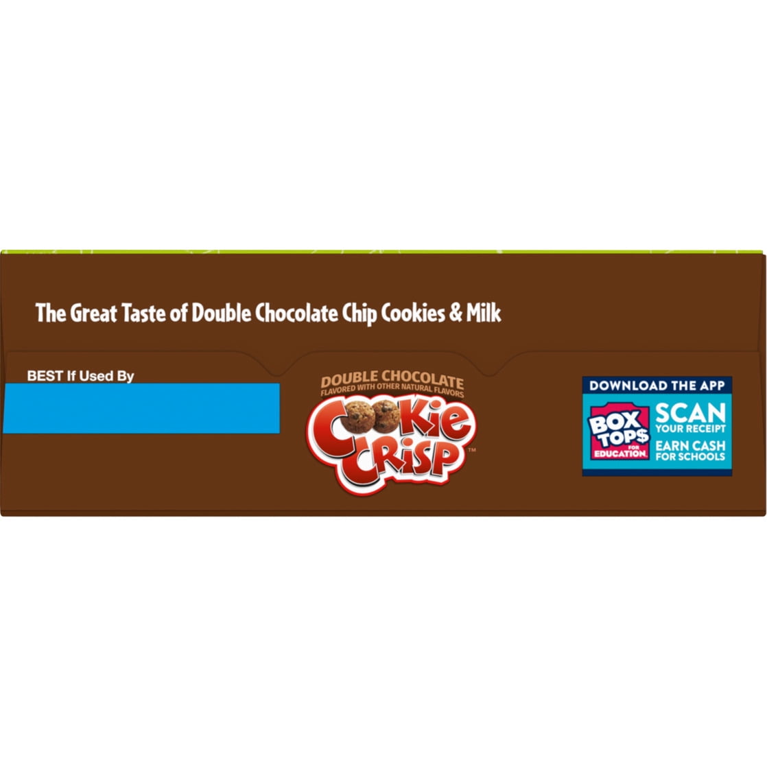 Cookie Crisp Breakfast Cereal, Double Chocolate Chip Cookies Taste, 18.3 oz