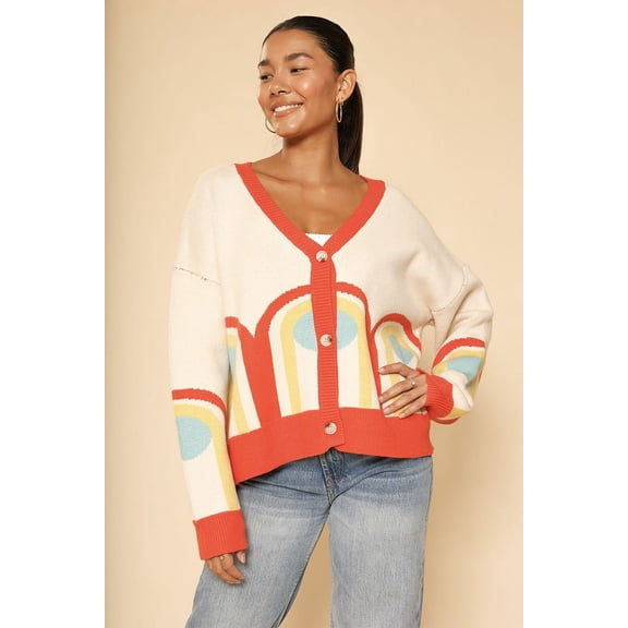 Miss Sparkling Retro Arch Cardigan