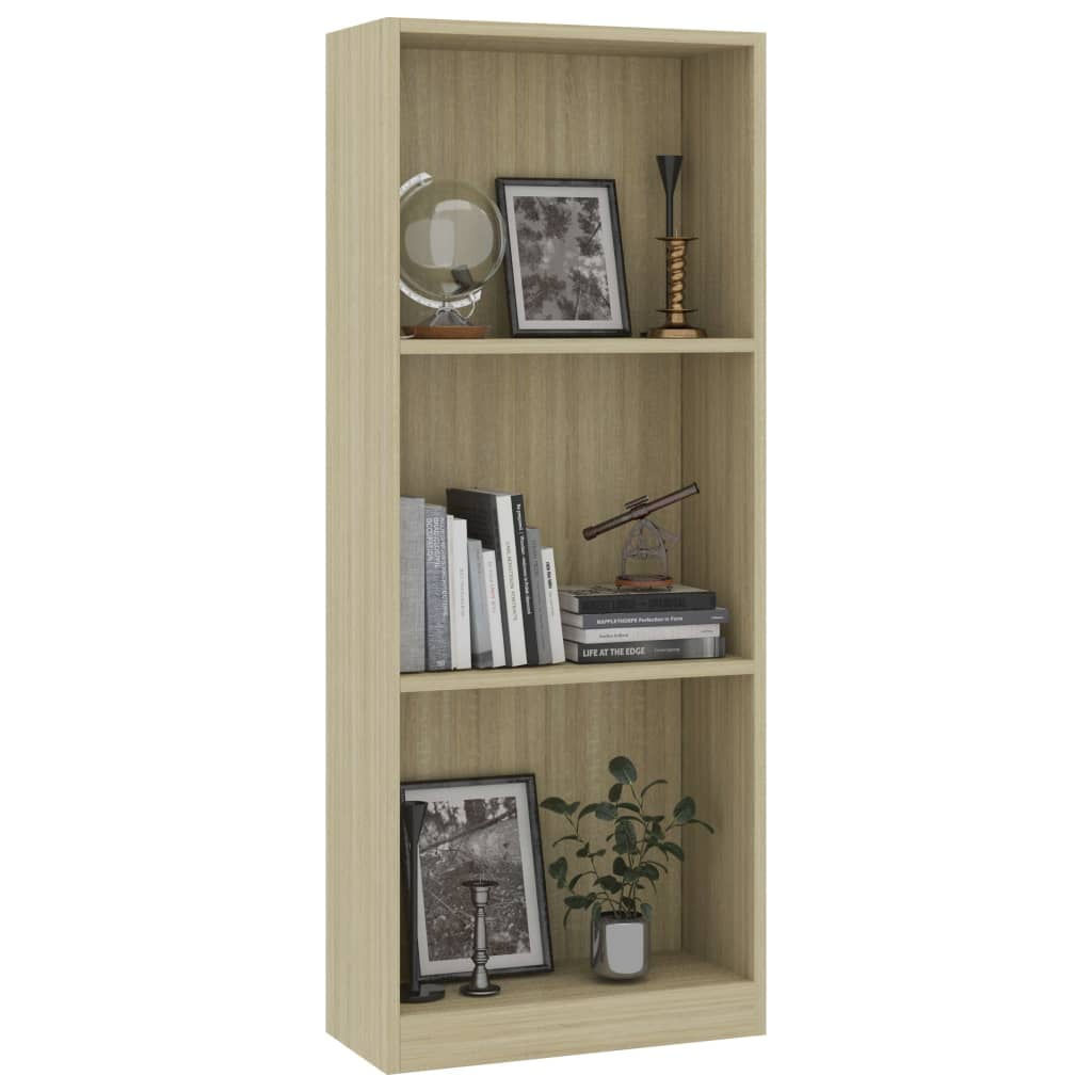 Lowestbest 3-Tier Book Cabinet, Free Standing Display Bookshelf Side Corner Storage Cabinet, Nature Lowestbest 3-Tier Book Cabinet, Free Standing Display Bookshelf Side Corner Storage Cabinet, Nature
