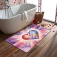 thumbnail image 2 of YIMEIS Heart 19.7''*31.5''/17.7''*47.2'' 2-Piece Flannel Mat Set, Non-Slip, Combo Rug for Large Bathroom & Aisle, 2 of 7