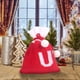 thumbnail image 4 of Bolsa de regalo tejida con letras del alfabeto | Bolsa bordada para dulces navideños | Adorno navideño personalizado | Mini bolsa colgante para decoración del árbol, 4 of 5