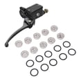 thumbnail image 1 of 10pcs Motorcycle Brake  Sight Glass, Brake Master Cylinder Reservoir Sight Gasket Set with O , Motorcycle Front Rear Brake  Master for Most Motorcycles And ATVs, 1 of 8