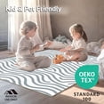 thumbnail image 4 of ODIKA 3'x5' Machine Washable Non-Slip Area Rug, Plush Burrow Comfort Den With Adjoining Crawl Passages For Kittens High Traffic Rug, Gray, 679359, 4 of 5