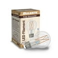 thumbnail image 2 of Bulbrite Pack of (2) 5 Watt Dimmable Clear Filament A19 Medium (E26) LED Bulb - 450 Lumens, 2700K, and 90 CRI, 2 of 7
