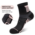 thumbnail image 3 of LOOIKOOS 12 Pairs Womens Ankle Socks, Breathable Mini Crew Socks for Women Athletic Sport Running Cycling Casual White Grey Socks, 3 of 7