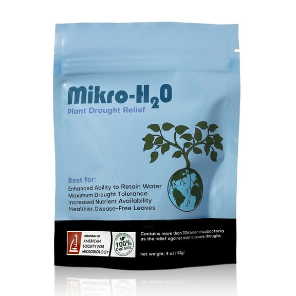 Mikro-H2O, Plant Probiotics. Boost Plant Health and Growth. Enhance Water Retention in Roots & Soil. Good for Droughts, Water Shortage (4 oz)