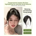 thumbnail image 5 of Womens Hair Top Patch, Clip In Bangs Hairpiece, Natural Looking Volume Enhancer with Seamless Bangs for Fuller Hair, Heat Resistant Synthetic Fiber, Easy To Wear and Style, 5 of 6