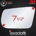 thumbnail image 6 of exactafit 8145L Driver Side Mirror Glass Replacement Fits 2013-2018 Nissan Altima Left Hand 3m Adhesives, 6 of 6