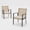Beige, variant on LOJIAWOWE Patio Swivel Dining Chairs Set of 2, Outdoor PE Rattan Chairs with High Back & Soft Cushion, Black Metal Frame for Lawn, Garden, Backyard