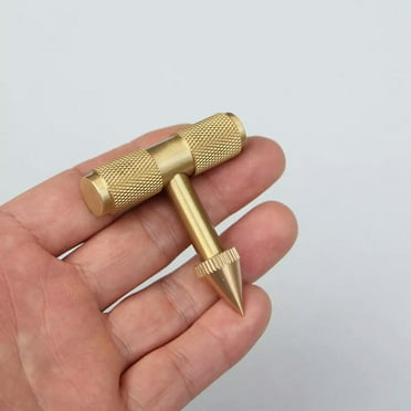 MATROOY Strategy Brass Cool Stick Small T-Type Outdoor Pocket Tool Multi Tool EDC