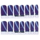 thumbnail image 2 of 14pcs Self Adhesive Nail Sticker DIY Glitter Fashionable Nail Polish Strip Full Wraps Decal(10 ), 2 of 5
