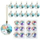 thumbnail image 2 of Fiudx Liquidación de ahorros de verano Accesorios navideños Colgante de cristal Juego de colgantes Atrapasol Manualidades de jardinería Zinnias bañadas en color de 30 mm, 2 of 6